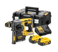 DeWalt Martillo percutor DCH273P2T-QW SDS-Plus sin escobillas 18V 24mm 2x5Ah cargador XR TSTAK