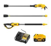 Dewalt tijera podadora de pértiga xr 18v con 1 batería li-ion 5ah y