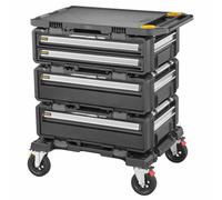DeWALT ToughSystem DWST60510-1 - Carro de herramientas (3 cajas de herramientas, superficie de trabajo, ruedas de transporte)