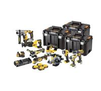 Dewalt zestaw combo 18v dck1012p4t (dcd796, dcf887, dcs565, dcs382, dcs356, dcs334, dch172, dcg405, dce088ng18, dcl040) 4x5,0ah 3xtstak