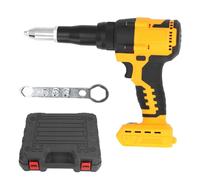 Dewalt20V Pistola Remachadora Inalámbrica, Pistola Remachadora Portátil de 360 W, Pistola Remachadora Eléctrica de 3,2 a 4,8 Mm con Luz LED, para Batería DCB206 DCB207 DCB208