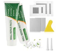 DEWEL 500g Crema de Reparación de Pared Kits, Masilla Pared Rápido, Masillas de Relleno Pared Blanca Se utiliza para reparar grietas, agujeros, desconchados, grafitis, garabatos