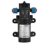 DEWIN Bomba de Agua, 18V 60W Micro Bomba de Agua de diafragma Interruptor automático 4L/min Rociador de Agua de Lavado de Autos de Alta presión