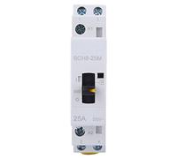 DEWIN Contactor de CA Doméstico, Contactor de CA BCH8-25M con Función Manual 2P 25A 24V(2NO)