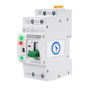 DEWIN Interruptor de Transferencia,2P 63A AC 220V Interruptor de Transferencia Automática ATS Conmutador de Transferencia Automática de Doble Potencia DEW2R-63