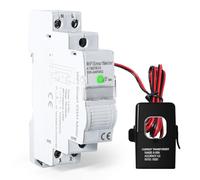 DEWIN Medidor de Consumo Electrico WiFi AC220V, 63A WiFi Tuya Smart Meter Interruptor Disyuntor Inteligente con Funciones de Medición y Sincronización, Sobretensión y Protección contra la Subtensión