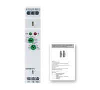 DEWIN Rele Temporizador AC/DC 24V-240V, GRT8-M1 Relé de Tiempo Retardo 0,1 s-10 días Relé de Tiempo con 10 Funciones de Retardo, para Equipos Industriales,Iluminación,Control de Motores y Ventiladores