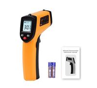 DEWIN Termómetro Infrarrojo, -50°C～ 400°C Termometro Laser Digital Sin Contacto,Digital Laser IR Sin Contacto con Pantalla LCD((No apto para uso humano)