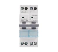 DewinLVD Interruptor de Transferencia 2P 63A 230V AC Conmutador Manual Dual Power DIN Rail con indicador de potencia Interruptor de Transferencia Manual