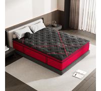 DEWINNER Colchón 105x190 cm, Muelles Ensacados Reforzados, Altura 30 cm, Firmeza Media, Transpirable, Hipoalergénico, Ergonómico, Gran Firmeza