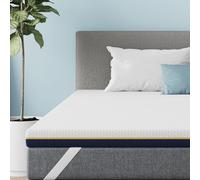DEWINNER Topper colchón Plegable Doble 140x190 cm, viscoelástico 7,5 cm Grosor Espuma Memoria, Funda extraíble, refrescante, Transpirable, hipoalergénico, Certificado Oeko-Tex.