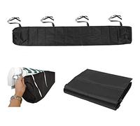 DFEO Funda Protectora para Toldos, Cubierta Protectora contra La Intemperie Cubierta para Toldo De Patio Cubierta Retráctil Enrollable, para Jardín Al Aire Libre y Patio(Size:2.5M,Color:Negro)