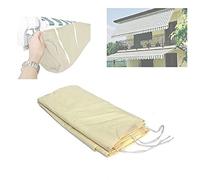 DFEO Funda Protectora para Toldos, Cubierta Protectora contra La Intemperie Cubierta para Toldo De Patio Cubierta Retráctil Enrollable, para Jardín Al Aire Libre y Patio(Size:3M,Color:Beige)