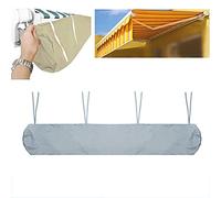DFEO Funda Protectora para Toldos, Cubierta Protectora contra La Intemperie Cubierta para Toldo De Patio Cubierta Retráctil Enrollable, para Jardín Al Aire Libre y Patio(Size:3.5M,Color:Gris)
