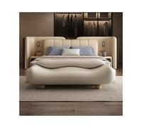DFHS46JK Banco para la Entrada Taburete de Cama Ondulado Alta Gama con Respaldo, Taburete muelles, Noche, sofá, Banco Largo para el Dormitorio