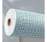 DFLINGA Papel Tapiz Autoadhesivo de Lino 3D para Pared, Panel de Revestimiento de Pared Impermeable para Sala de Estar, Dormitorio, baño, decoración del hogar