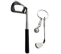 DGHEGDUI 1 Pieza De Sacacorchos para Palos De Golf, 1 Llavero De Golf Cole, Adornos para Bolsas De Golf, Regalos Creativos para Entusiastas del Golf.