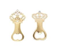 DGHEGDUI Sacacorchos De 2 Botellas, Sacacorchos De Vino En Forma De Corona, Herramientas para Abrir Tapas De Cerveza, Regalos Conmemorativos Navideños, Regalos para Ancianos.