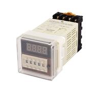 DH48J-8A AC220V 8P Temporizador digital Relé de retardo tiempo 1-999900 w Socket