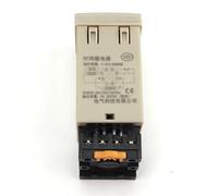 DH48S-2Z interruptor de relé temporizador programable LED Digital 0,01 S-99H99M temporizador de retardo con Base de enchufe AC/DC 12V 24V 36V 110V 220V 380V 1 Uds(AC380V)