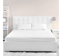 DHestia Hostelería - Juego Sábanas Blancas Hotel 100% Algodón. Encimera, Bajera, Fundas Almohada. (Cama 135 x 190/200 cm)