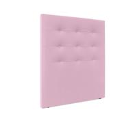 DHOME Cabecero Capitoné hasta el Suelo Cabezal 8cm tapizado ACUALINE Tela y Polipiel para Cama Dormitorio (Rosa Polipiel)