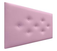 DHOME Cabecero de Polipiel con 3 Hileras Intercaladas de Botones Cabezal Tapizado Cama Lujo Segunda Gama de Colores