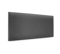 DHOME Cabecero de Polipiel o Tela AQUALINE Liso Cabeceros Cabezal Tapizado Cama Lujo (Gris Polipiel)