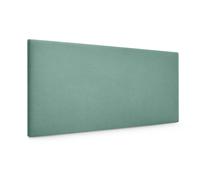 DHOME Cabecero de Polipiel o Tela AQUALINE Liso Cabeceros Cabezal Tapizado Cama Lujo (Verde Agua Tela)
