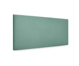 DHOME Cabecero de Polipiel o Tela AQUALINE Liso Cabeceros Cabezal Tapizado Cama Lujo (Verde Agua Tela)