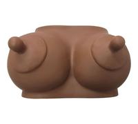 DIABLO PICANTE - HUCHA FORMA DE TETAS TONO OSCURO