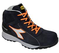 Diadora Utility Glove MDS Mid S3S, botas de seguridad unisex 41 EU female Azul Oscuro/Naranja Neón