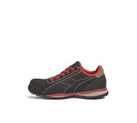 Diadora Utility Glove Monster Low S3S FO HRO, Zapatillas de Seguridad Unisex-Adulto, Black/Red, 45 EU, Negro y Rojo., 45 EU