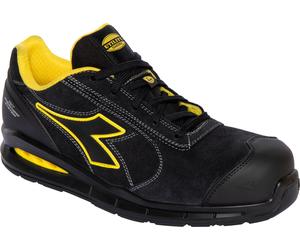 Diadora Utility Run Net AB MSTR Low S3S, calzado de seguridad un 42 EU female Negro/Amarillo