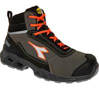 Diadora Utility Shark SI Mid Laether S3S, botas de seguridad uni 41 EU female Negro/Gris/Rojo Neón