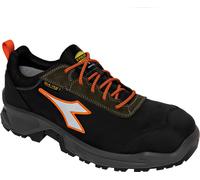 Diadora Utility Sport Low S7S, calzado de seguridad Dia-tex unis 35 EU female Negro/Verde Oscuro/Naranja