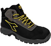 Diadora Utility Sport Mid S7S, botas de seguridad Dia-tex unisex 42 EU female Negro/Gris Oscuro/Amarillo