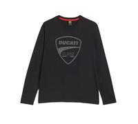 Diadora Utility T-Shirt Motor Ml Ducati Camiseta, Negro, L para Hombre