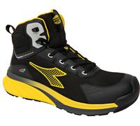Diadora Utility Vortex DA2 Mid S3S, botas de seguridad unisex 42 EU female Negro/Amarillo
