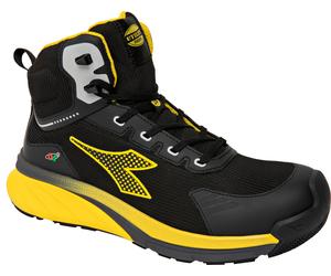 Diadora Utility Vortex DA2 Mid S3S, botas de seguridad unisex 42 EU female Negro/Amarillo