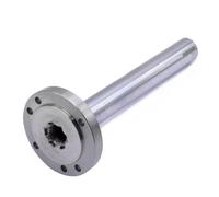 Diámetro del husillo 25 mm Longitud 205 mm Brida de mandril Placa de soporte Adaptador de base Vástago cónico Adecuado for K11/K12/K72-80 80 mm