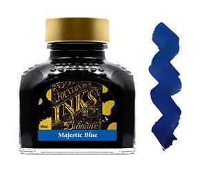 Diamine Botella de tinta Majestic Blue de 80 ml