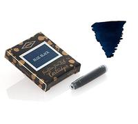 Diamine - Estándar Cartuchos de Tinta, Blue Black 6 cartuchos