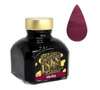 Diamine - Frasco de tinta de pluma estilográfica de 80 ml turquesa, color Merlot