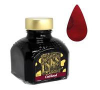Diamine - Frasco de tinta de pluma estilográfica de 80 ml turquesa, color sang de bœuf
