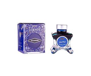 Diamine Inkvender Jack Frost Shimmer&Sheen tinta 50ml Vidrio Base de agua Azul