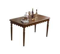 DIANXI Mesa de Comedor Moderna Mesa de Comedor Retro for el hogar, Escritorio, Sala Estar, Restaurante, Banco Trabajo Madera Maciza