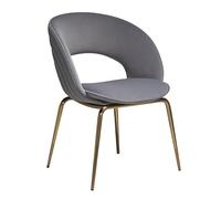 DIANXI Silla de Dormitorio Silla de Comedor Italiana Ligera Lujo, sillas for el hogar, Silla Moderna y Sencilla, Maquillaje Color Crema, arcoíris