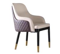 DIANXI Silla de Dormitorio Silla de Comedor Ligera Lujo for Hotel, con Respaldo, for Escritorio y negociación