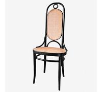 DIANXI Silla de Dormitorio Silla de Comedor Retro Francesa con Respaldo Alto, Silla Antigua Creativa, Escritorio ratán for Hotel, Restaurante y Ocio